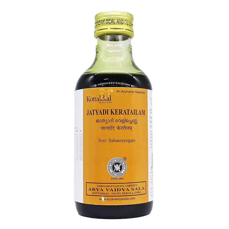 Kottakkal Arya Vaidyasala Jatyadi Keratailam, 200 ml-1.webp